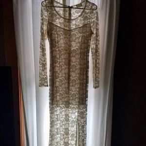 Long lace dress